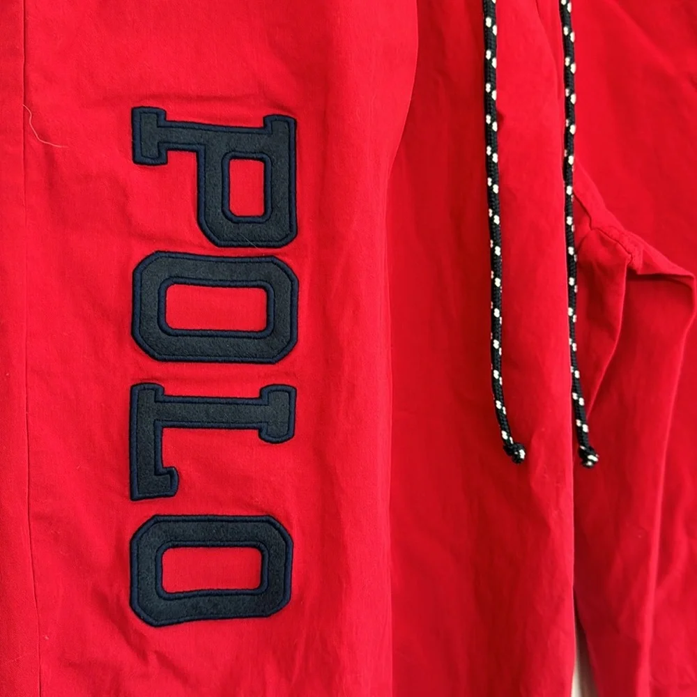 Polo Ralph Lauren Burgundy Spellout w/ Pony Pajama Pants Size Small